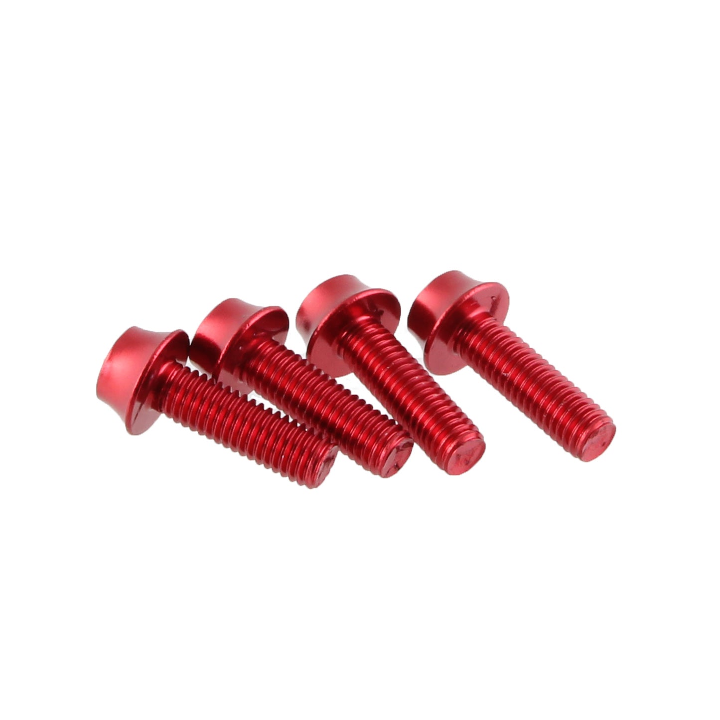 Wolf Tooth Water Bottle Cage Bolts Set/4 Aluminum Red
