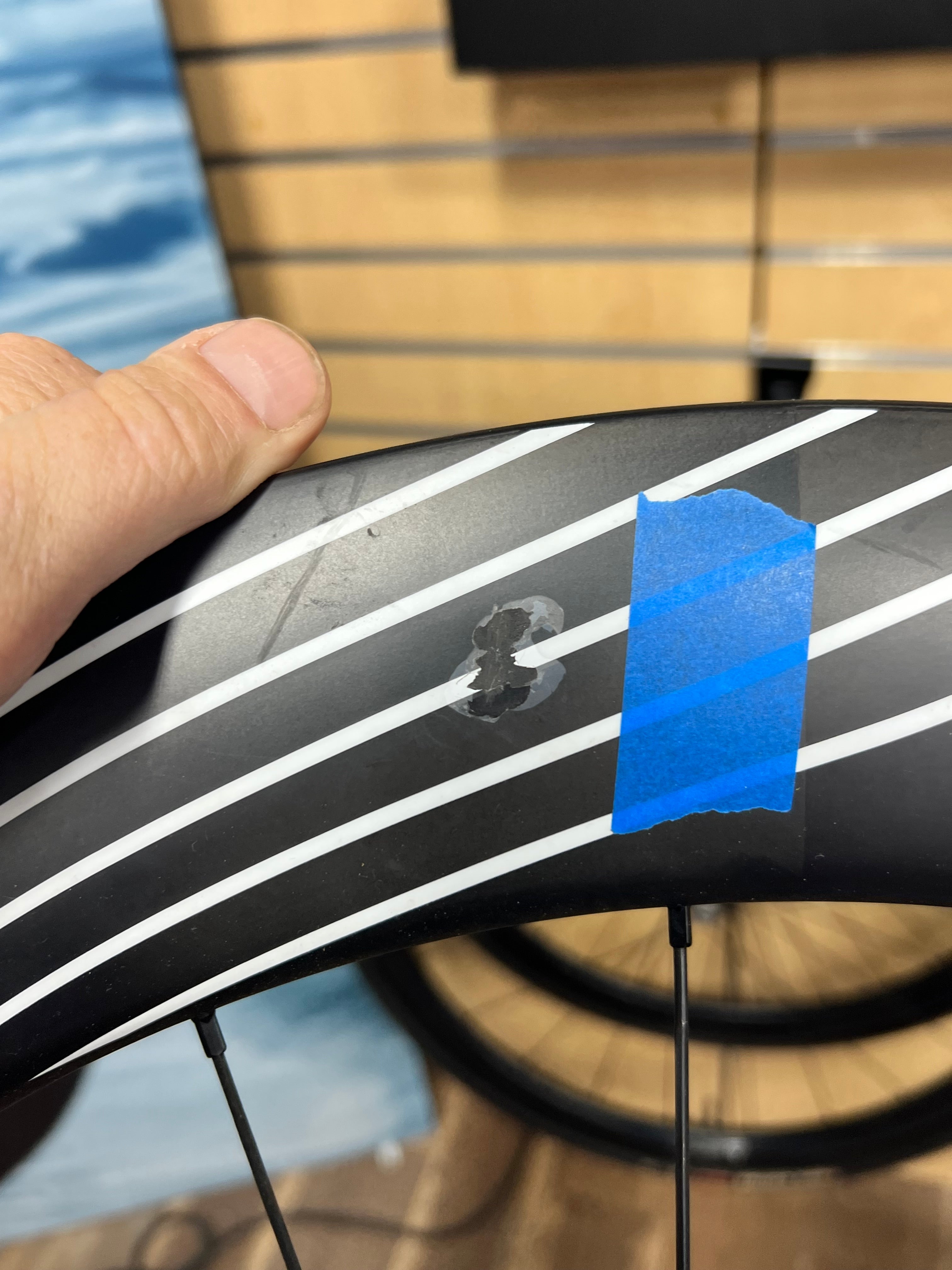 Hunt Carbon Deep Front Wheel - Pre owned Wheel