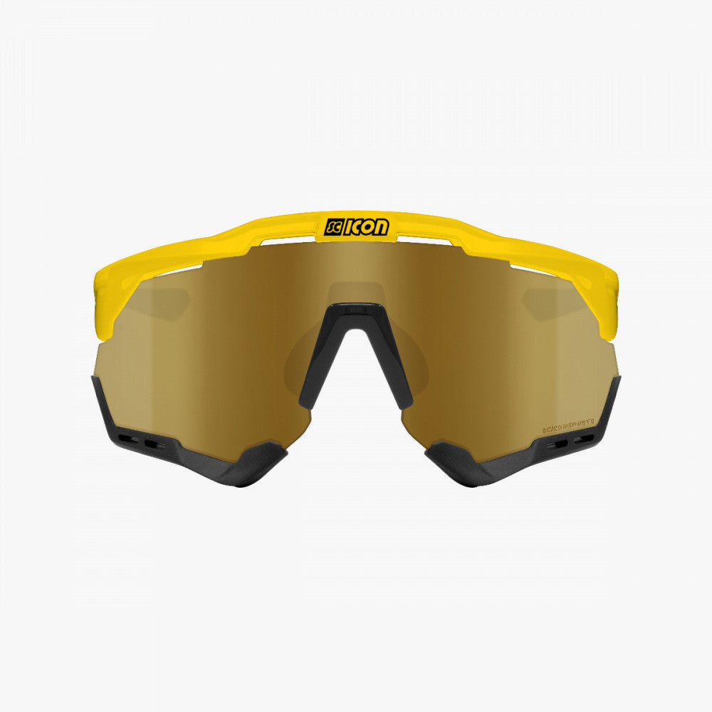 SCICON AEROSHADE XL Yellow Gloss / Multimirror Bronze