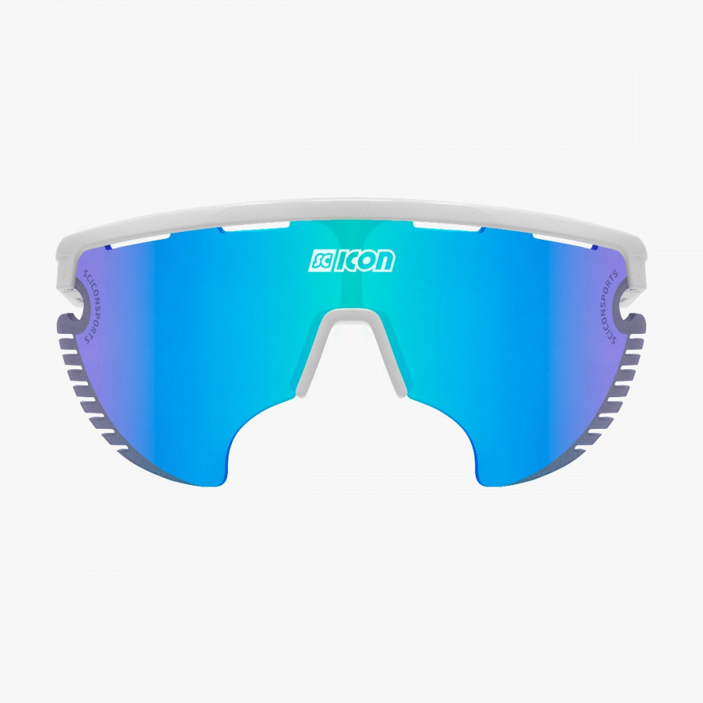 SCICON AEROWING LAMON White Gloss / Multimirror Blue