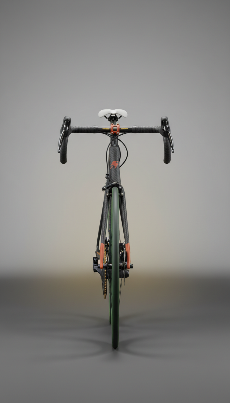Matte Carbon Fiber Road Bike