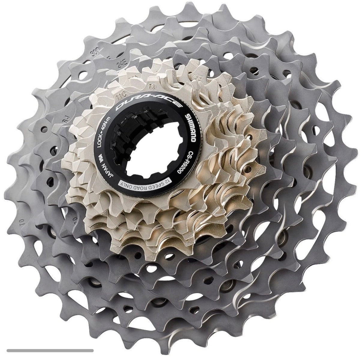 PIÑÓN DE CASSETTE CS-R9200 DURA-ACE 12 VELOCIDADES 11-12-13-14-15-16-17-19-21-24-27-30T