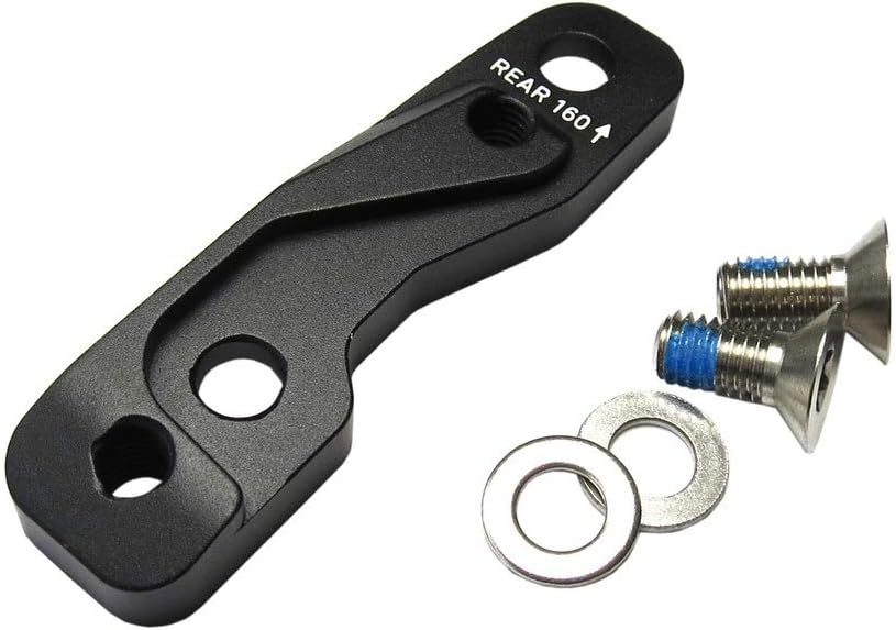 SRAM Flat Mount Disc Brake Adaptor Rear - 20F (Rear 160), Includes 2 Stainless Bracket Mounting Bolts