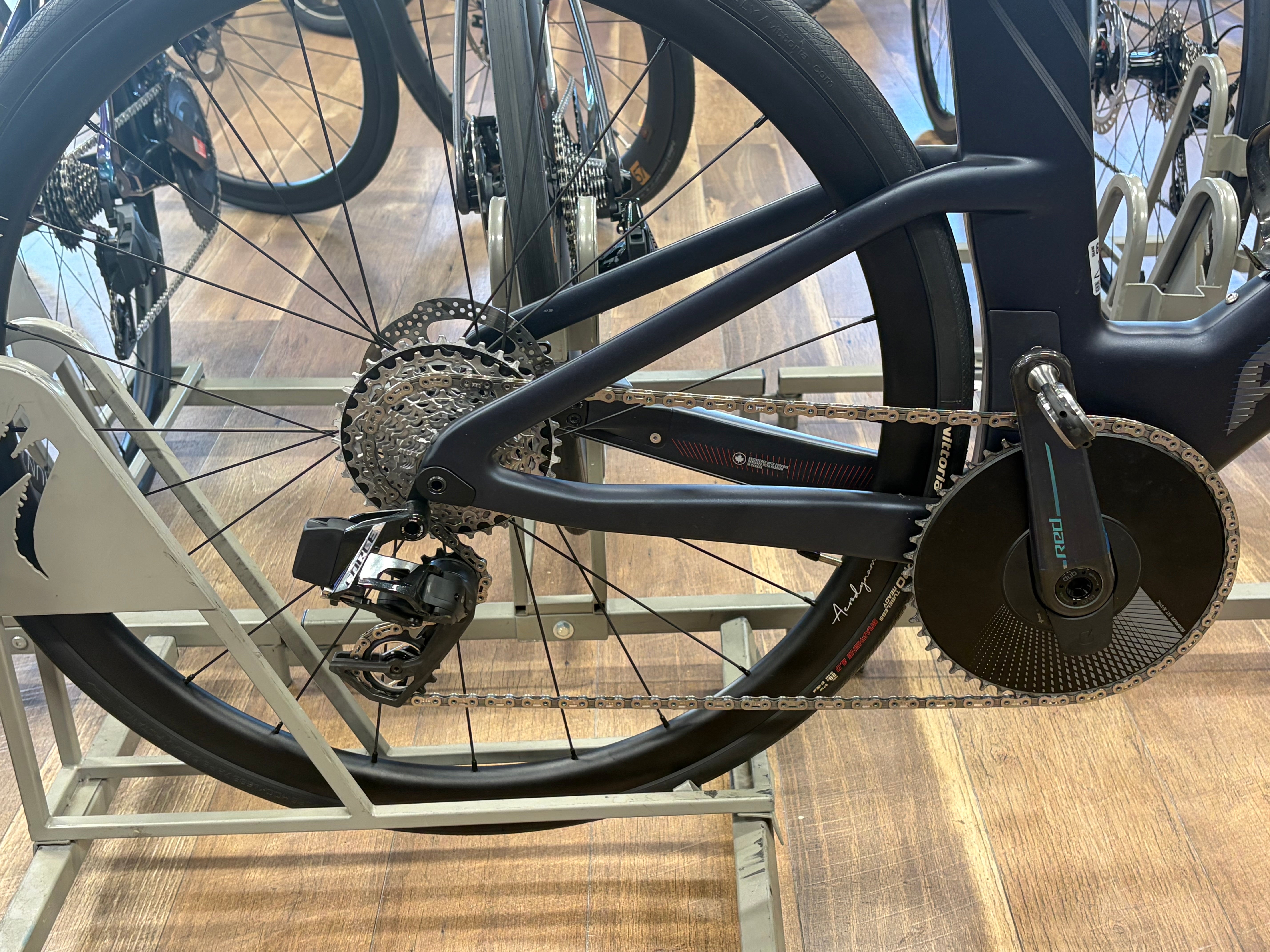 Argon 18 E 119 Tri + Disc Res/Force 119 1X  Power Aluminum Wheels- XL
