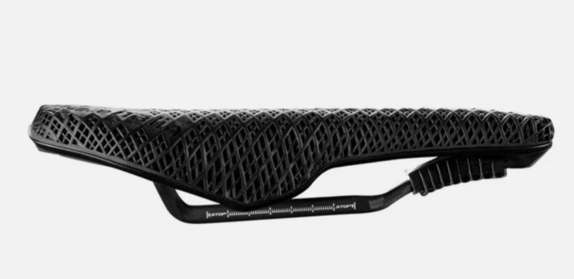 Selle Italia WATT 3D Kit Carbon Superflow Saddle (Black) Carbon Rail