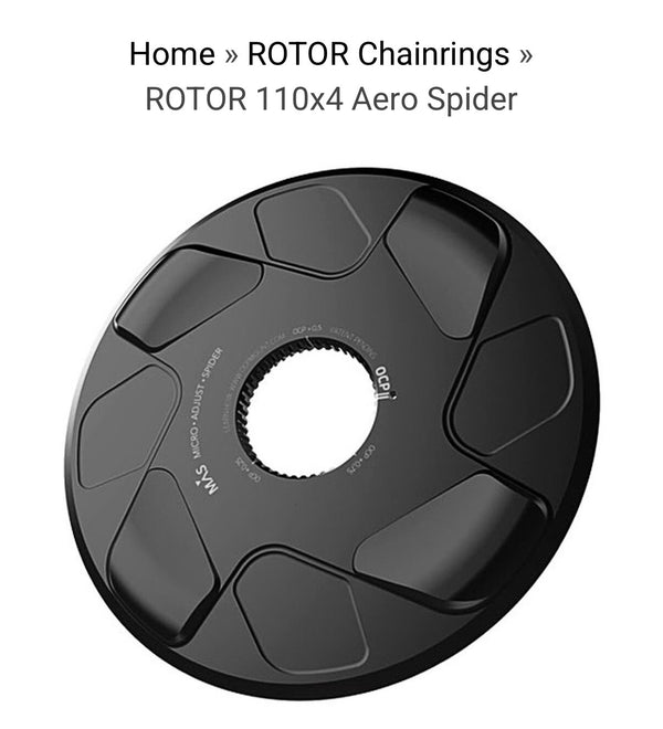 Plato Rotor QXL 110 x 5 BCD de cinco posiciones ovaladas, 50 dientes de uso exterior, anillos interiores de 34 dientes