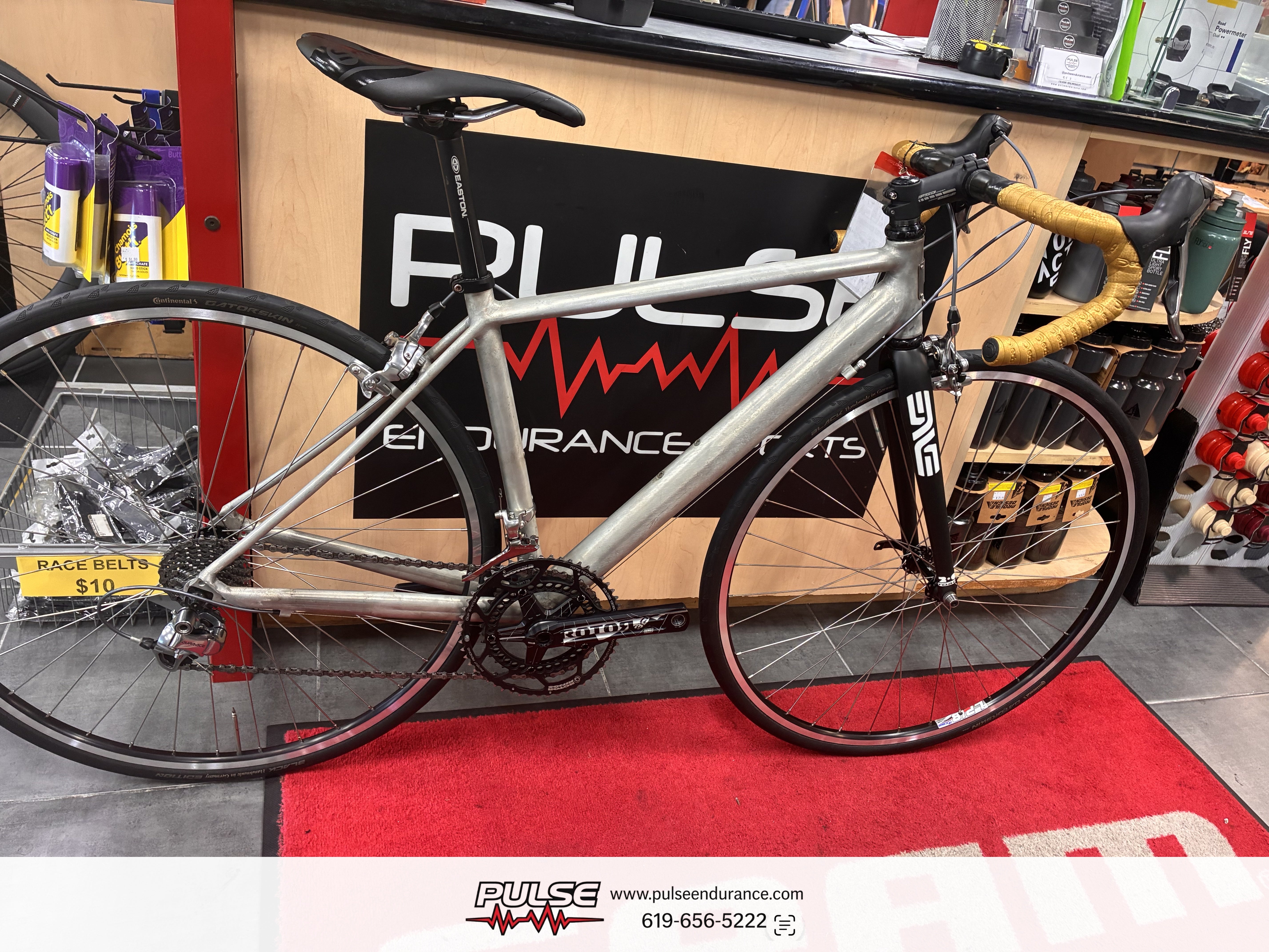 FTW( Frank the Welder) Custom Aluminum Dura Ace Chris King - XS - Pre Owned Bike