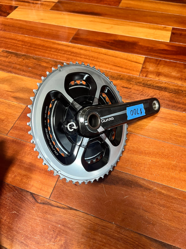 Dura Ace II speed 52/36 175 Arms Quarq Carbon Crank Power Spindle 11 Speed