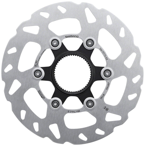 Disco de freno Shimano SLX SM-RT70-SSI - 140 mm Center Lock Plateado