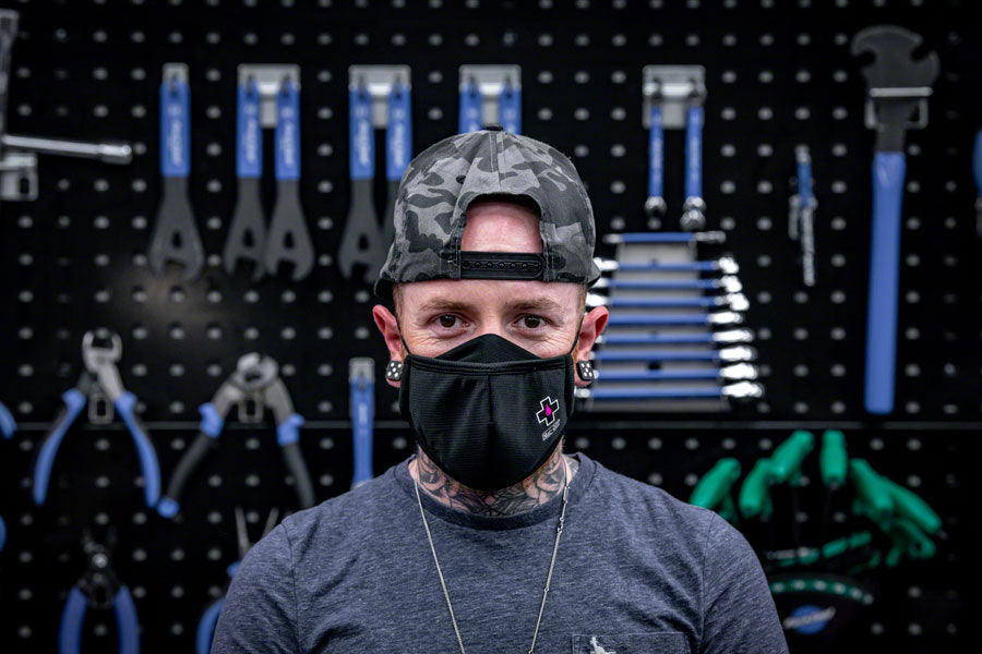 Muc-Off Reusable Face Mask - Black Large