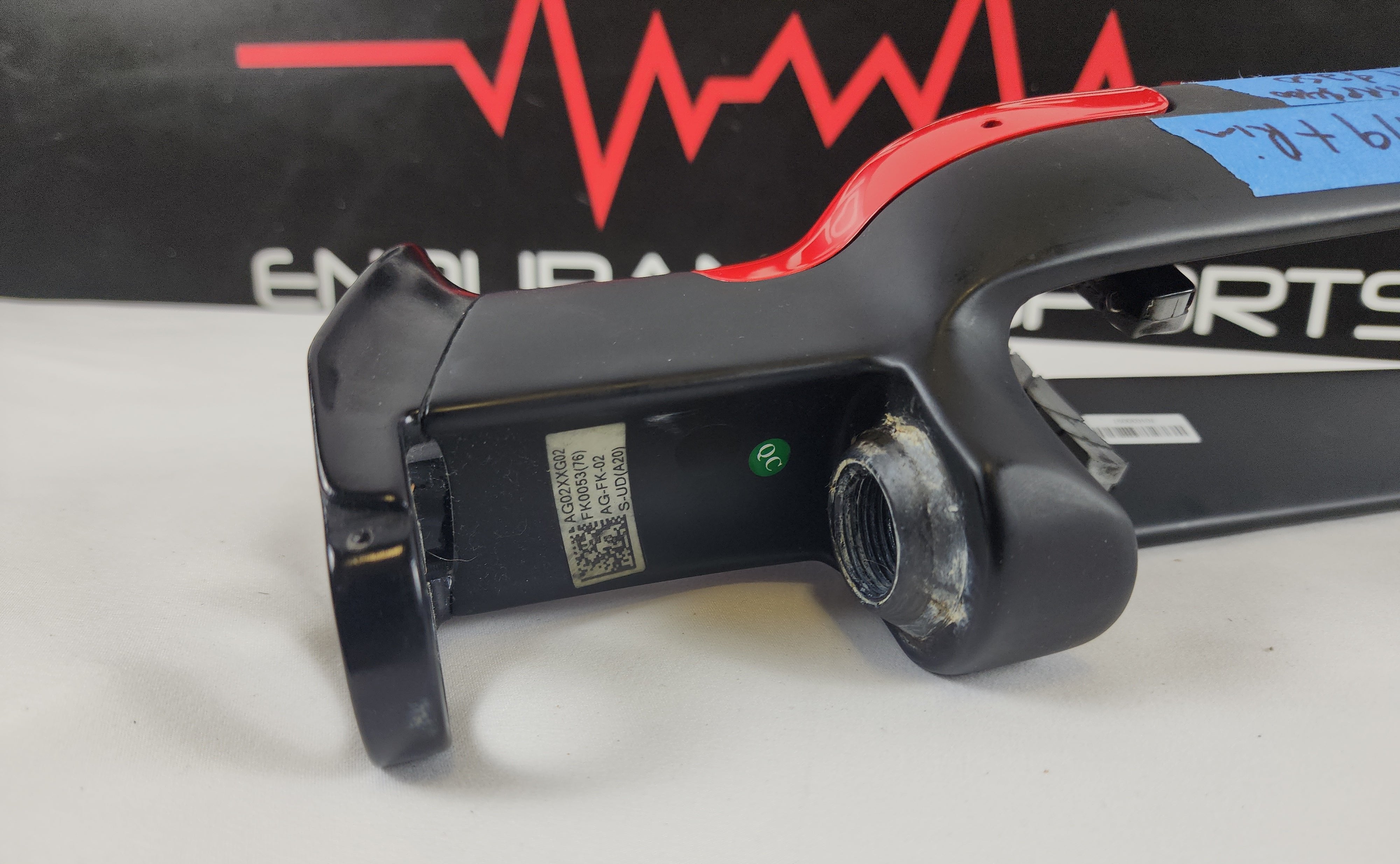 Horquilla Argon 18 E 119 Llanta Negra y Roja Freno Talla Pequeña