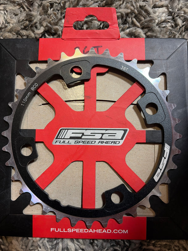 FSA GOSSAMER SUPER PRO ABS ROAD CHAINRING | 10/11-SPEED, 34 T or 36 T, 4 Bolt (Copy)