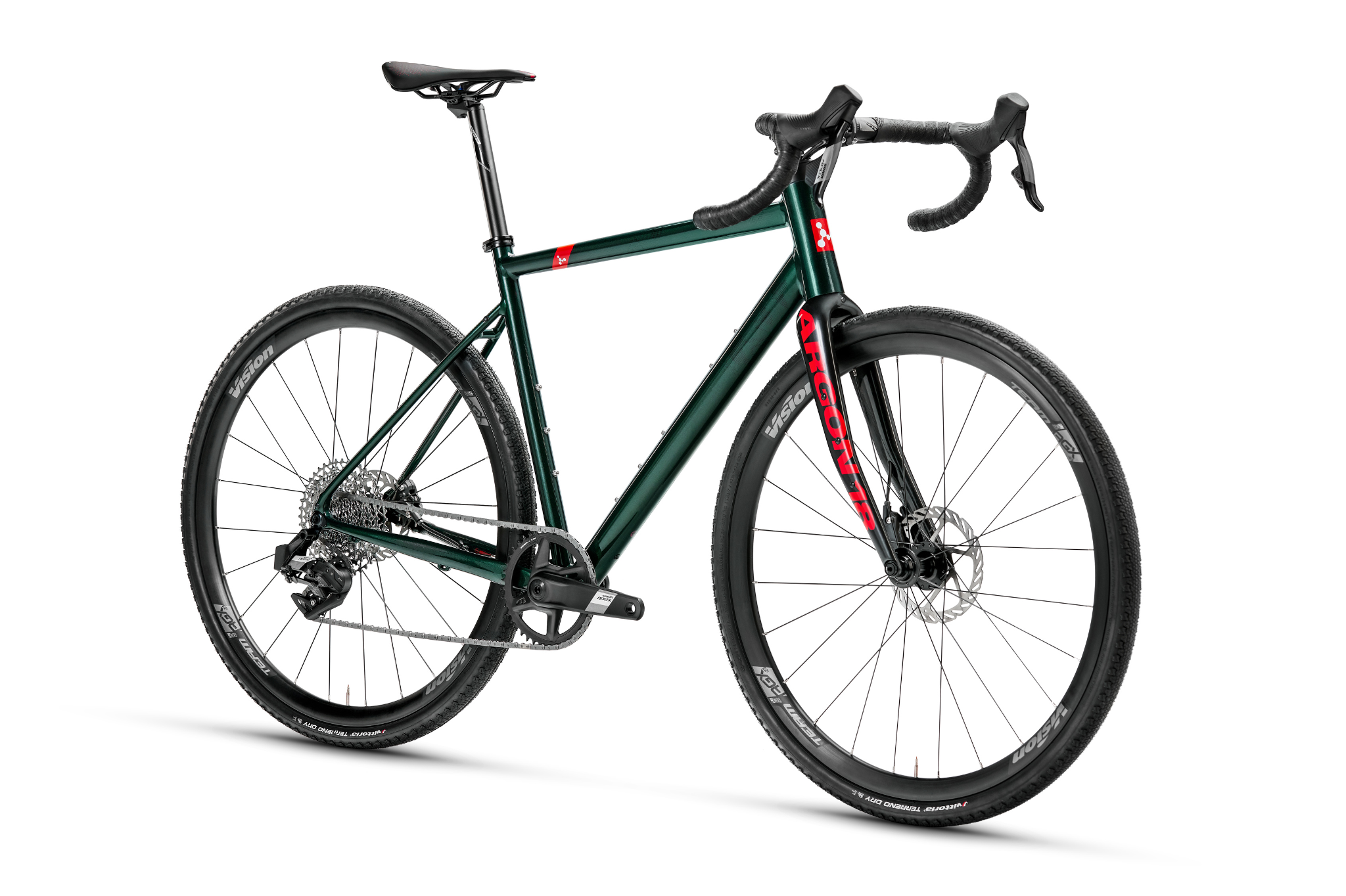 Argon 18 Grey Matter Apex AXS XPLR Gravel Bike in Tundra Green