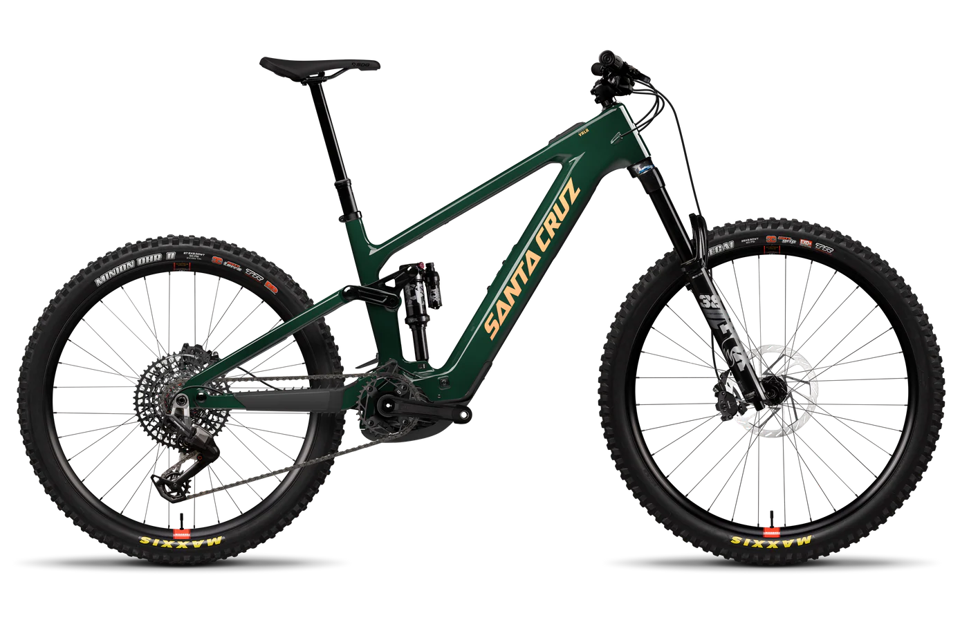 Santa Cruz Vala MX C S Electric Mountain Bike 2025 - Midnight Green