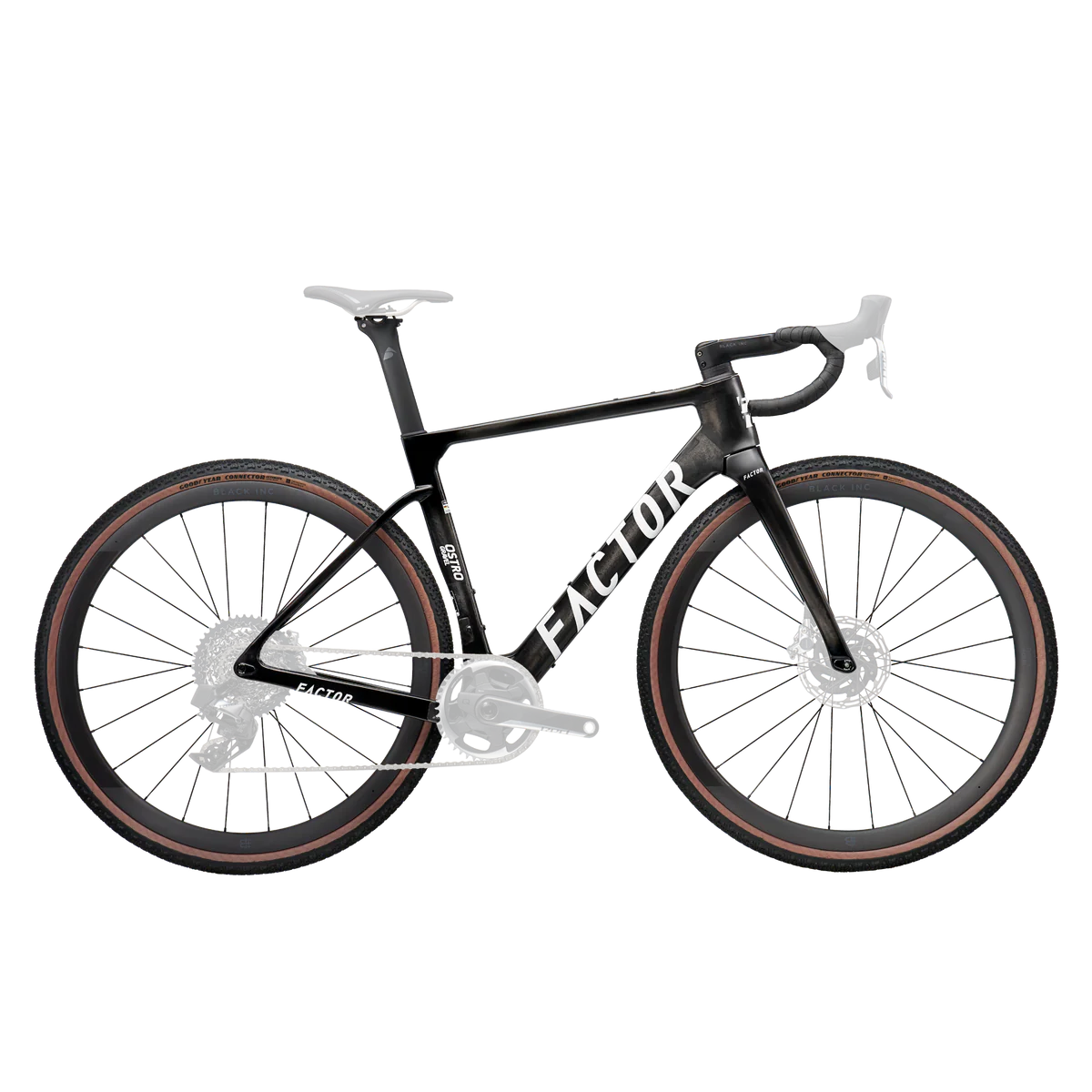 Factor Ostro Gravel Premium Package UD Gloss Black / 58