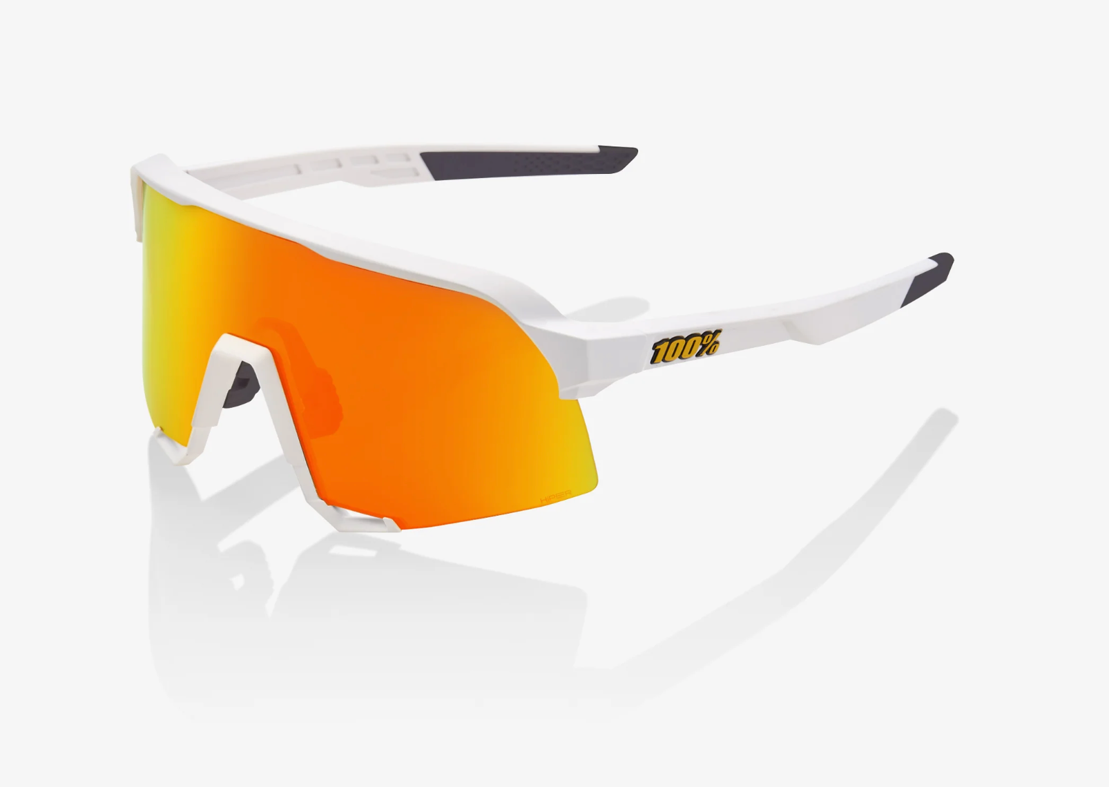 Lente de espejo multicapa 100 % S3 Soft Tact White Hiper Red 