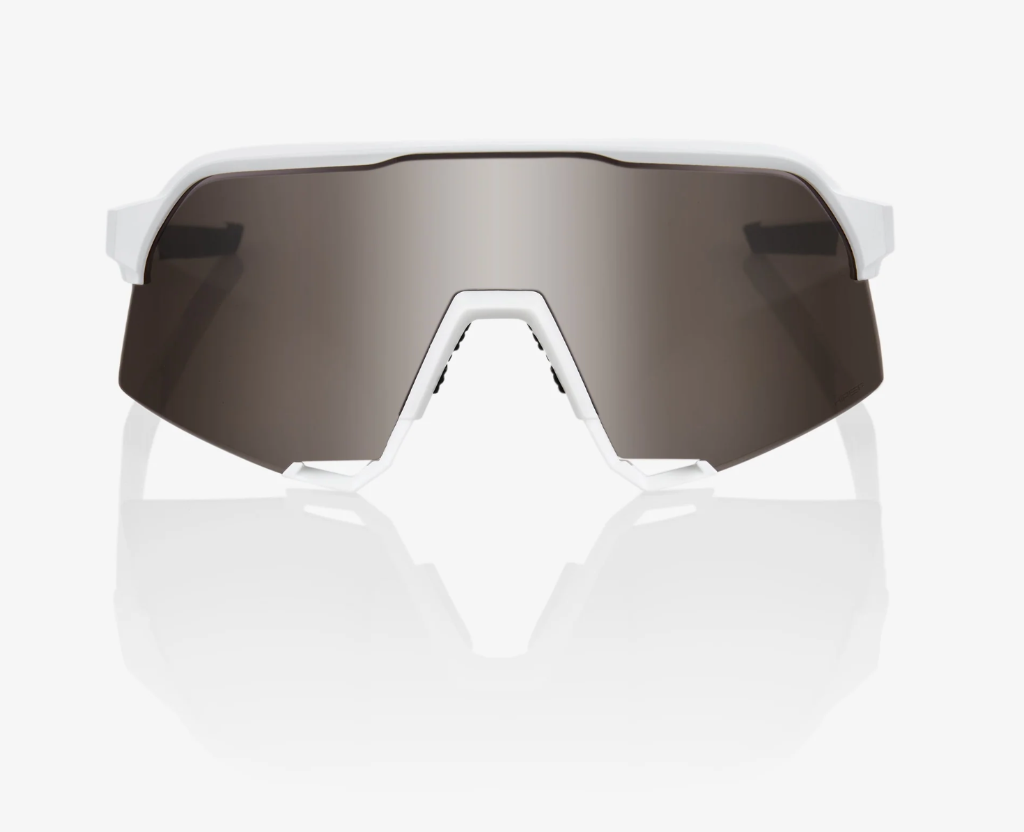 Lente de espejo 100% S3 blanco mate Hiper Silver 