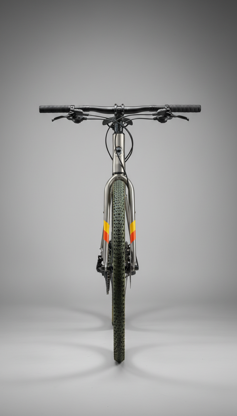 Titanium Gravel Bike with Custom Geometry