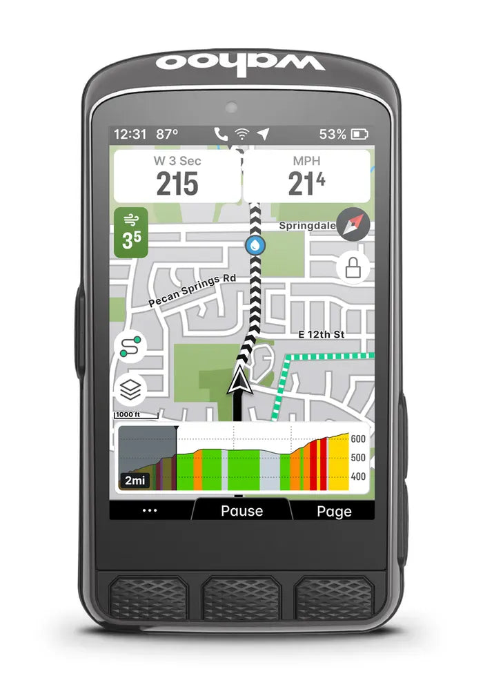 Computadora para bicicleta con GPS Wahoo Element Ace