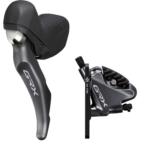 SHIMANO GRX ST-RX810 11-Speed Right Drop-Bar Shifter/Hydraulic Brake Lever with BR-RX810 Flat Mount Caliper